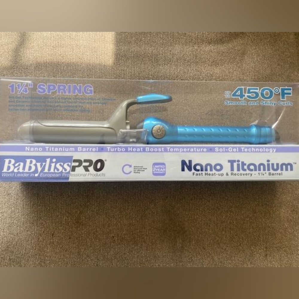 BaBylissPRO Nano Titanium 1 1/4" Barrel Curling Iron